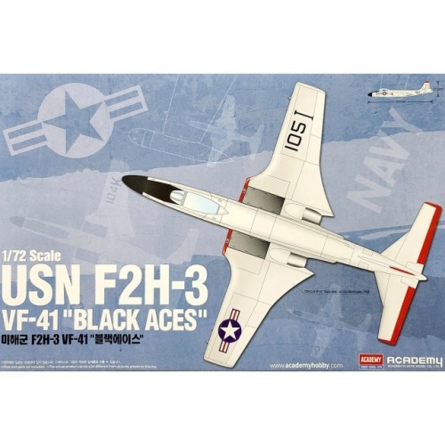 [아카데미]12548-1/72 미해군 F2H-3 VF-41 블랙에이스