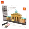 ▶(WANGE 아키텍처 랜드마크 건축물 레고 호환)독일 베를린 브란덴부르크 문 1552pcs (6211)(리무버 포함)