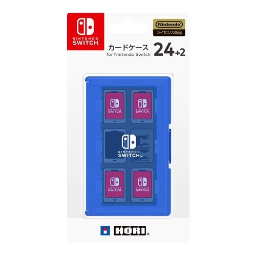 [닌텐도호리]호리 카드 케이스 24+2(블루) for 닌텐도 Switch